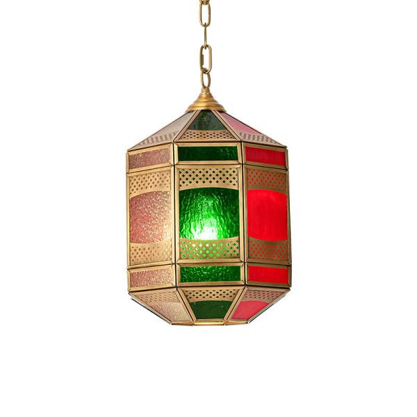 LED Handmade Aged Copper Pendant Light With 50000 Hours Lifespan