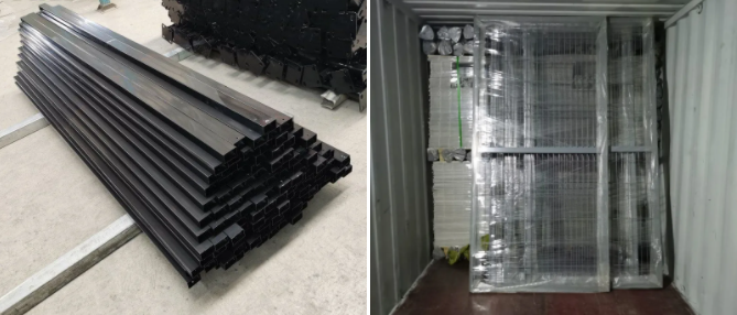 50*150mm Mesh Hole Galvanized 3D Security Fence For Airport Perimeter