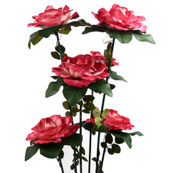 LED Simulation EVA Rose Lights lawn flower lamp Garden courtyard beautiful display bright landscape decorative