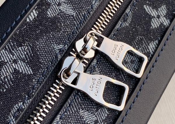 Unisex Soft Trunk Virgil Abloh Shoulder Bag With Zipper Open