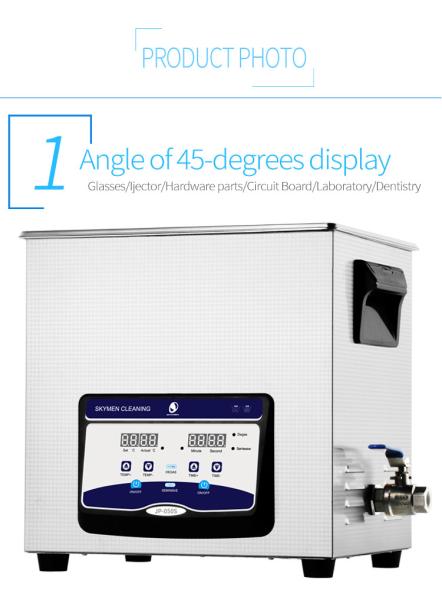 Commercial 360watt 14.5L Tabletop Ultrasonic Cleaner