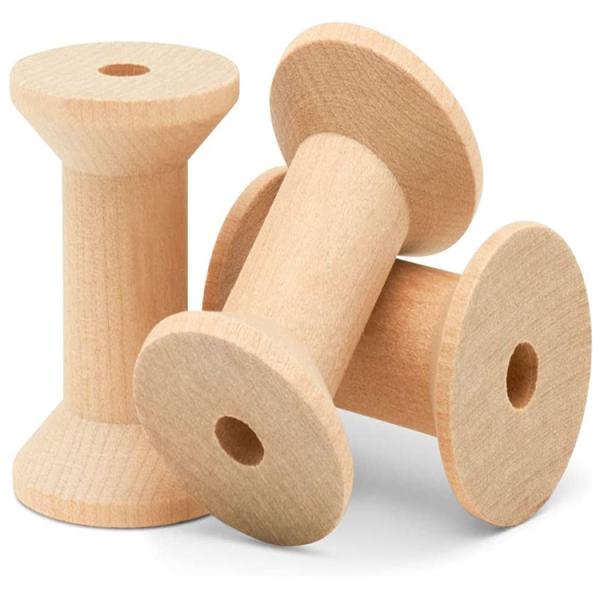 Cheap Empty Wooden Spool Mini Wooden Spool Wooden Thread Spool