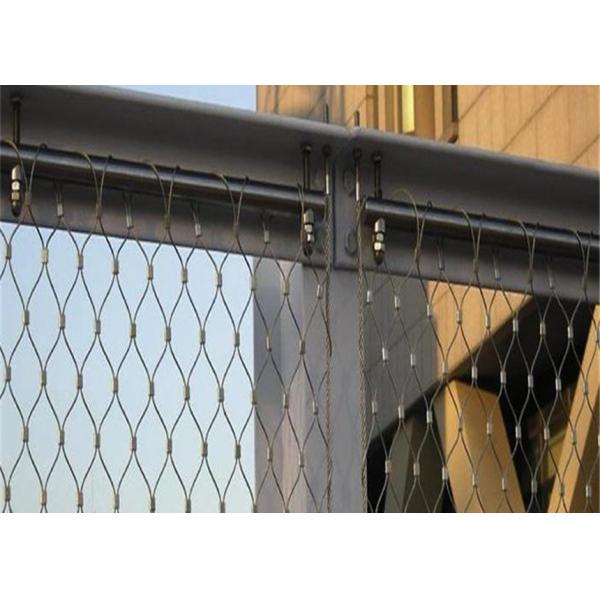Durable 18*18mm Avairy Stainless Steel Wire Rope Mesh