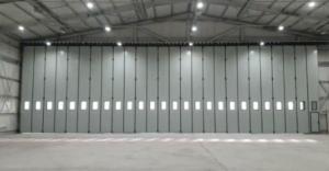 Portas dobráveis industriais de grande porte Método de abertura automática /