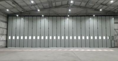 Large Size Industrial Folding Doors Automatic / Manual Opening Method