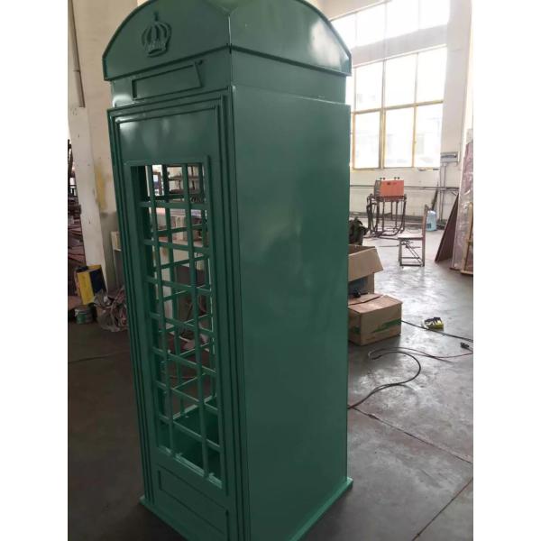 Plated Steel Structure Public Antique Phone Booths