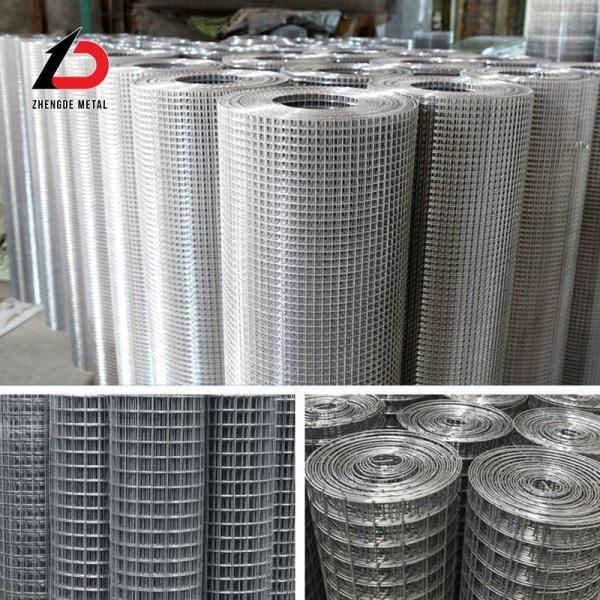 1/2 X 1 1 X 1 Hot Dip Welded Galvanized Iron Wire Mesh 16 Gauge Electro Square Hole
