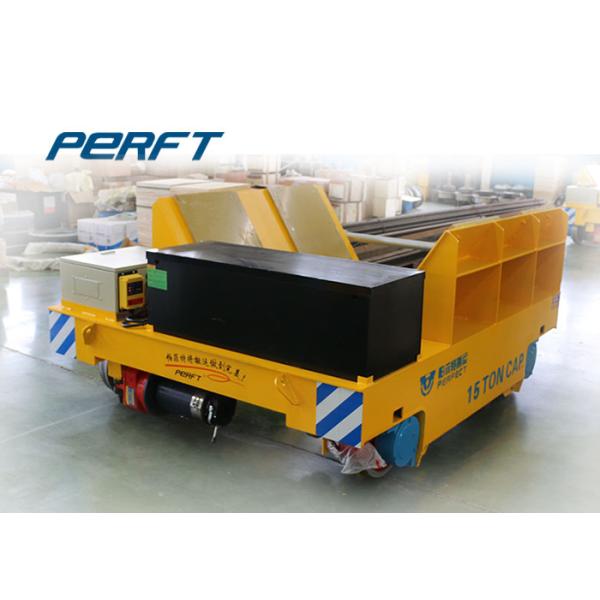 PLC System Remote Controlled Battery Motorized Steel Coil Transfer Car on Rails for Aluminum Coiling Plant