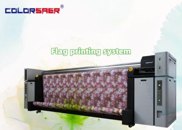 Digital Textile Printing Machine Flag Banner Polyester Inkjet Dye Fabric Sublimation Printer