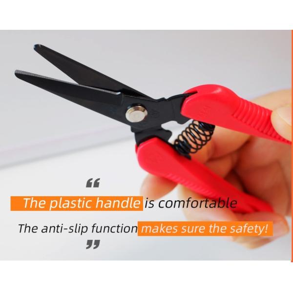 Plastic Handle Multi Purpose Snips Scissors Pruning SK5 High Carbon Steel