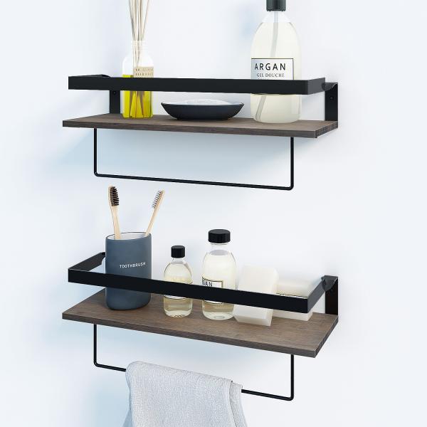 As your request Kitchen Corner Organizer Wall Mounted Type Rustic Wood Bracket Heavy Duty
