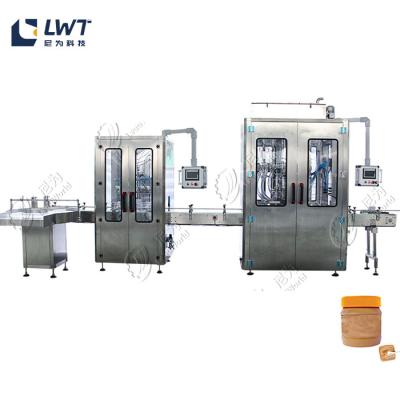 Automatic Peanut Butter Filling Production Line Sesame Paste Filling Equipment