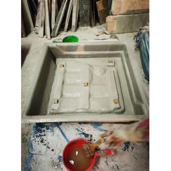 Customized Single Color Corner Acrylic Shower Tray with Front Skirt and Legs Bath Tray