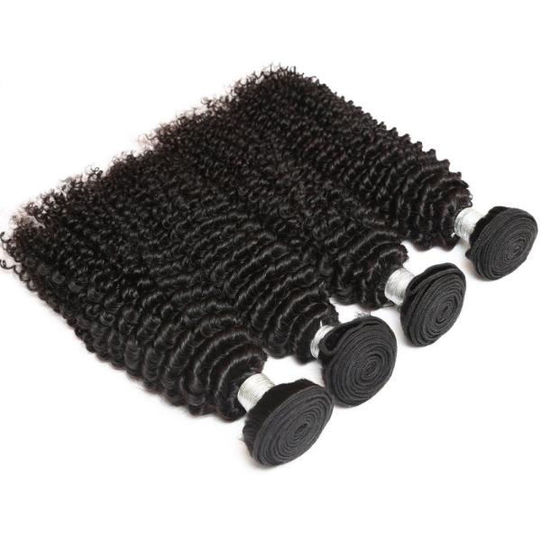 100% Non Processed Peruvian Human Hair Bundles Curly Styles Soft And Alive