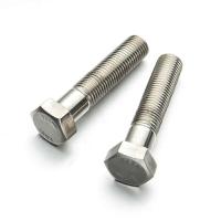 Pernos de alta resistencia de acero inoxidables y nueces de alta calidad del perno del hex. de DIN931 DIN933