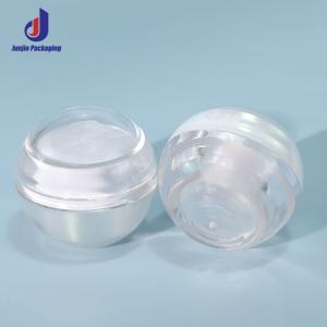 Plastic Cosmetic Cream Jar Small 5g Cream Jar Double Layer With PS Collar