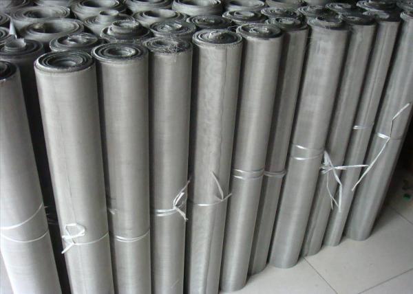 Plain Woven Ss 304 Stainless Steel Printing Mesh For Pcb , FDA / SGS