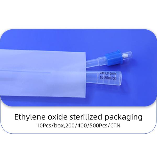 Catéter de Foley de silicona de dos luces desechable, grado médico