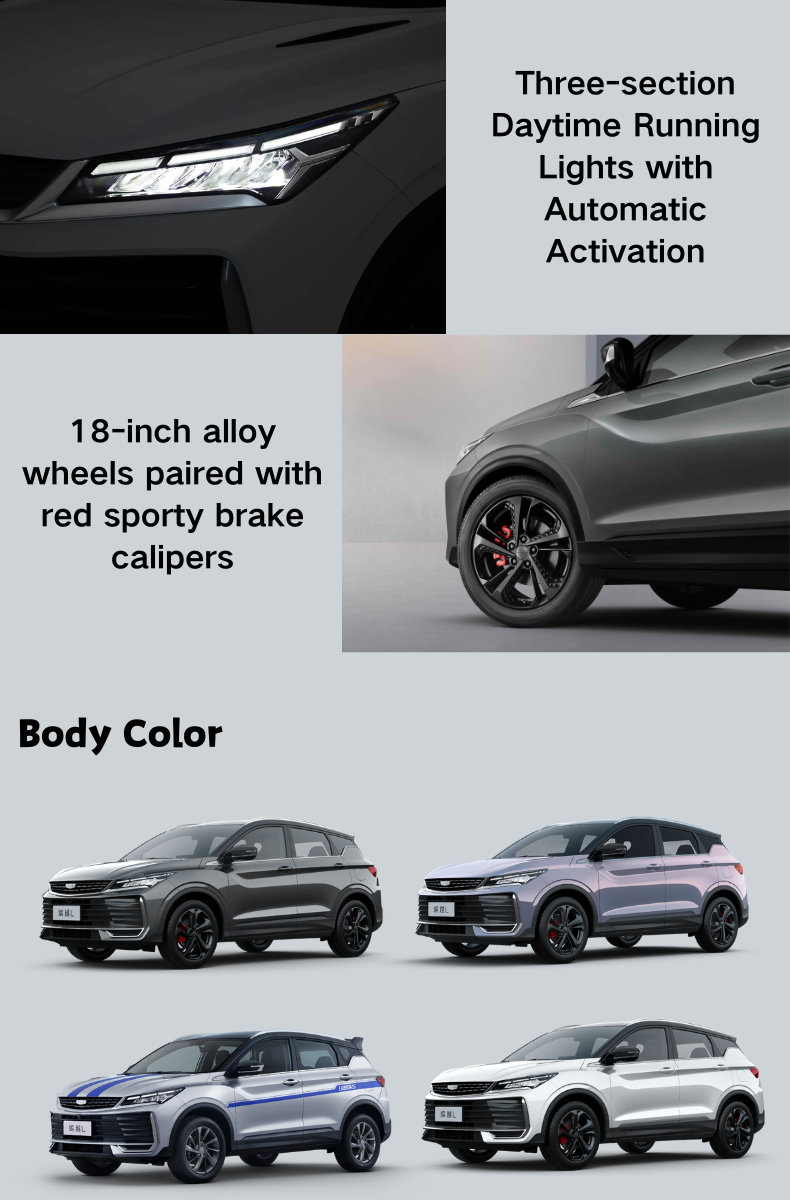 2025 Geely Coolray L 1.5TD DCT Fuel Large Space 5-door 5-seater SUV for Sale