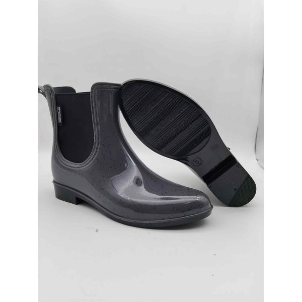 100% élastique imperméable à l'eau Guessets Ankle Rain Boots Pour Femmes Couleur OEM