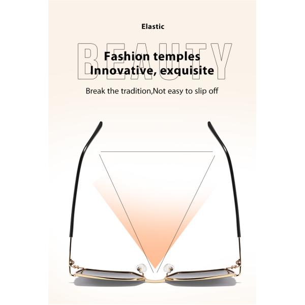 OEM рамки оправы солнечных очков женщин металла защиты UV400 полный