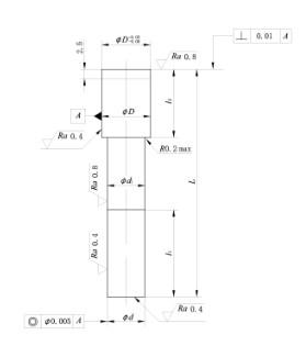 High Toughness Tungsten Carbide Punch TYPE A Precision Customized Tools