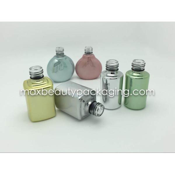 uv metallic color gel polish bottle high quality thick and strong powder coating gel bottle nail polish packaging