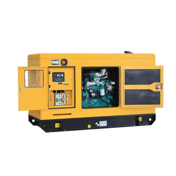 1500rpm Super Silent Generator , 10 / 20 / 30 / 50 KVA KW Diesel Generator Set
