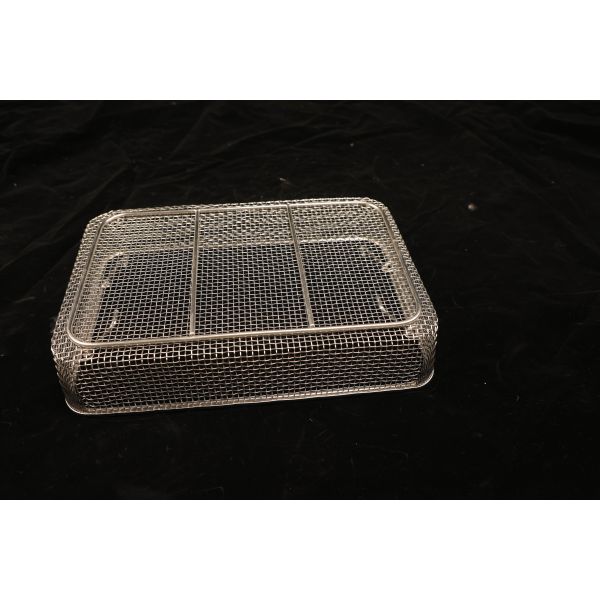 Smooth Rounded Edges Wire Mesh Basket Suitable For Oven Use