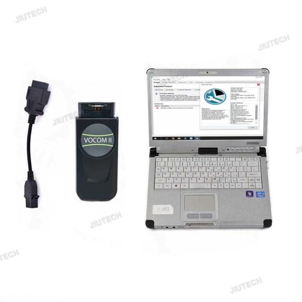 Для VOCOM II Диагностический инструмент грузовых экскаваторов VOCOM 2 Mini 88894200 поддерживает EUR6 FH/FM4 Premium Tech Tool + CFC2 Laptop