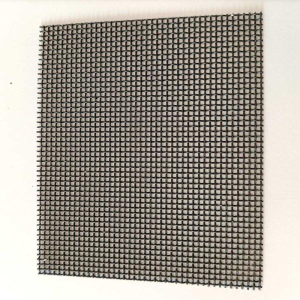 Black Powder Coated Anti Theft Window Screen Mesh  0.45mm-1mm Acid Resisting