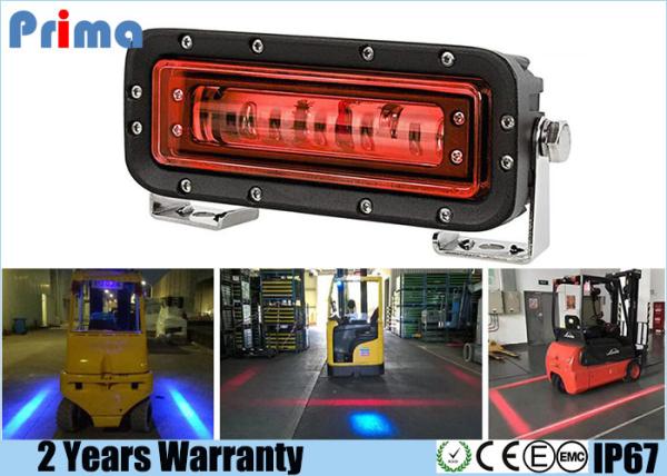 18 Watt Red / Blue Line Forklift Safety Light Safety Zone For Forklift