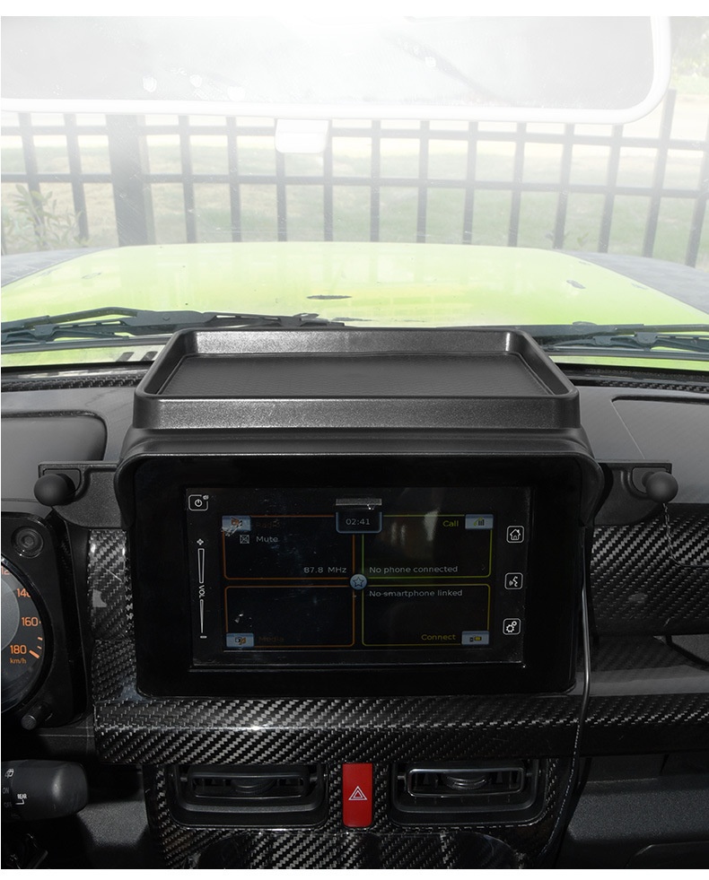 For Suzuki Jimny Multi-Function Wireless Charging Storage Box Two-In-One Central Control Screen Mobile Phone Interior Accessory