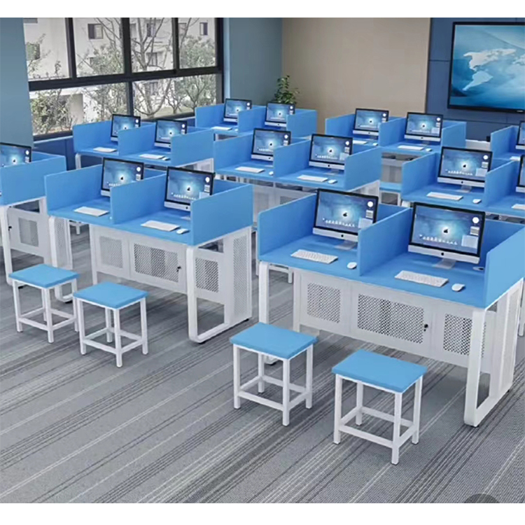 Educational Computer Classroom Desk Mobile Student Computer Desks For Classroom Durable
