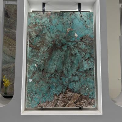 Mármol Verde Amazonas Brasil Diseño de Libro de Lujo para Pared Destacada con Fondo, Lujoso Revestimiento de Suelo de Piedra