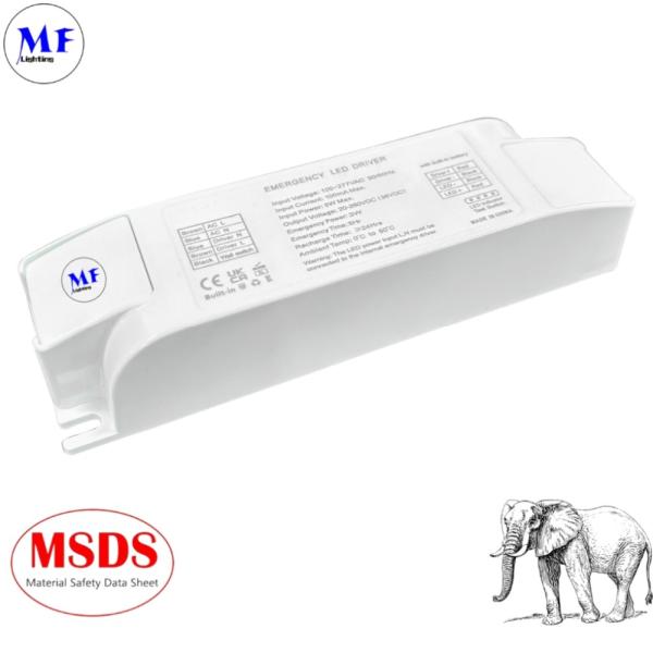 3W 5W 8W tiempo de emergencia energía 1.5h 3h batería de iones de litio 3 años de garantía 100-277V AC IP20 LED de emergencia de respaldo conductor de lastre para la calle Highbay Down Panel Light