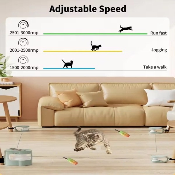 Remote Control Indoor Smart Pet Toy Smart Hunting Exercise Electronic Cat Teaser Toys