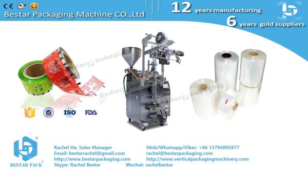 Strong PE film roll customized for hardware packaging by Bestar counting packing machine