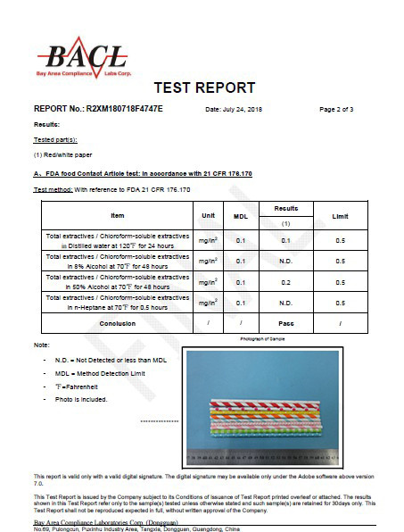 Food Grade Paper Straws Packaging Custom Box for Bar Accessories Type Drinking Straws