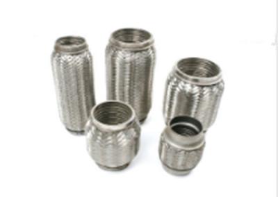 Double Layer Universal Flex Pipe Exhaust , 51 X 70mm Exhaust Flexi Pipe Replacement