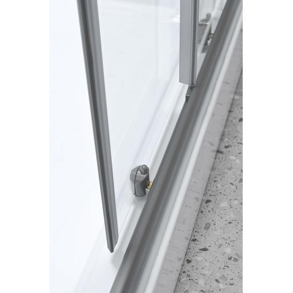 Sliding Opening European Shower Enclosure With Alum Frame