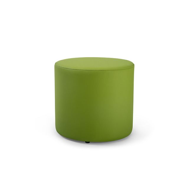 Minimalist Modern Commercial Sofa Space Saving Round Sofa Ottoman Lightweight