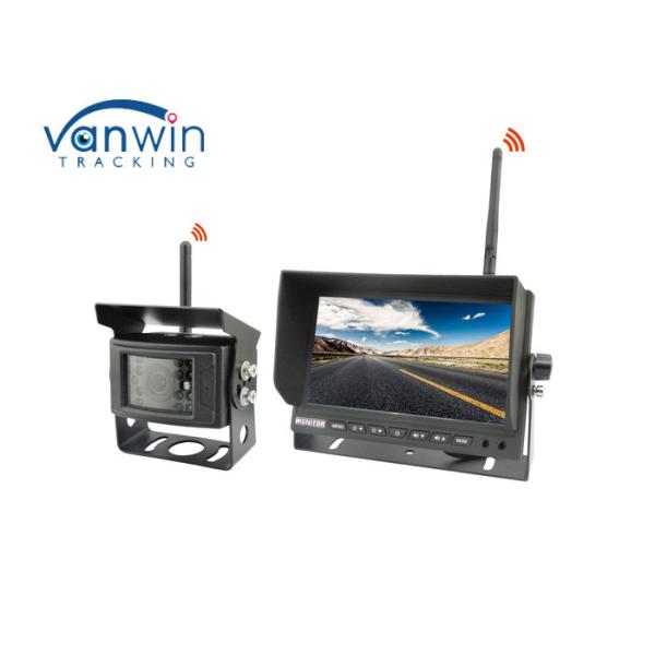 Truck Back Up Reversing Camera Kit 2.4G Wireless 7 Inches Car Monitor