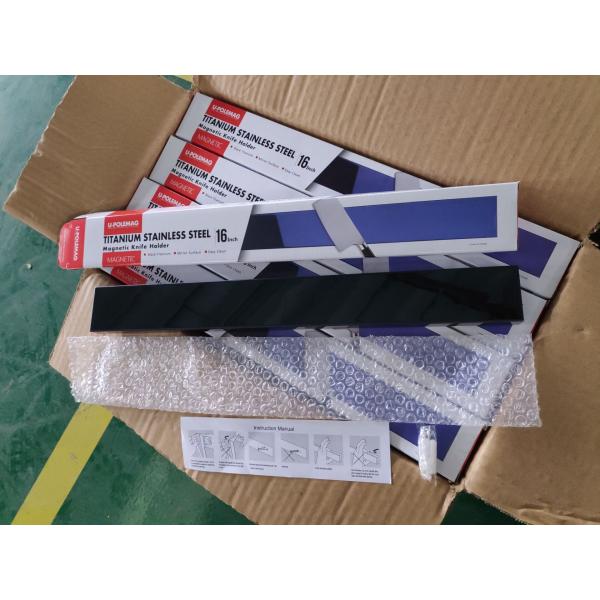 Sample Lead Time 2-3 Days Strong Neodymium Magnet Bamboo Magnetic Knife Strip / Bar