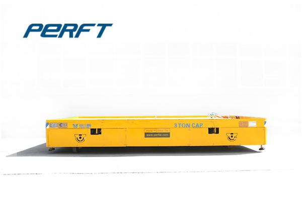 O carro material elétrico Trackless de transferência do aço carbono para a indústria de metal aplica a carga pesada
