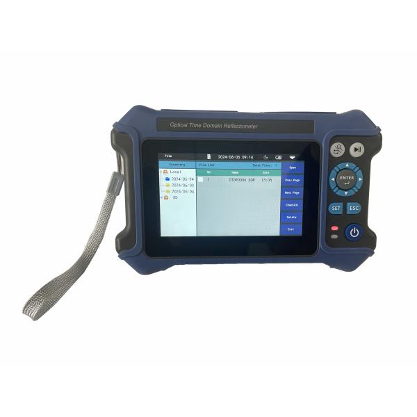 1310 / 1550nm Mini OTDR оптический рефлектометр временного домена сенсорный экран OPM VFL OSL LED