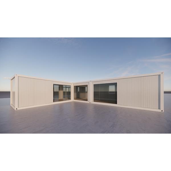 Casa de 2 quartos em contêiner à prova de fogo