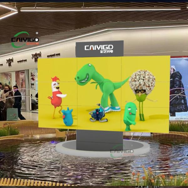 Крытый вращая экран 1920 * СИД большой экран 1280 приведенный