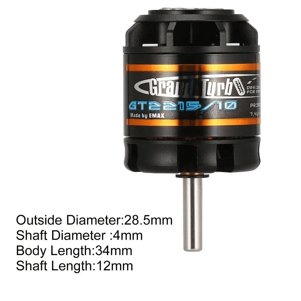 EMAX GT2215/09 Brushless Motor Airplane 905kv 1100 1180 Outrunner 4mm Shaft 2-3s 28.5 For RC Plnae FPV Racing Drone DIY