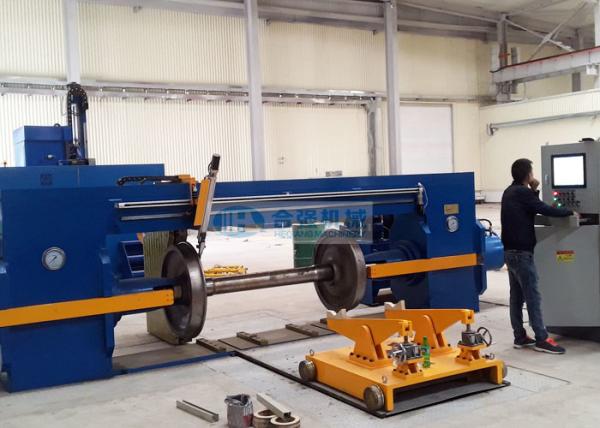 Horizontal 2600mm Wheelset Press , 450 Ton Railway Wheel Press